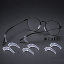 Dealonlinenz silicone glasses ear grips with anti-slip hooks, designed to prevent spectacles from slipping off.