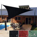 4 Colours 3x3x3m triangle sun shade sail, UV block canopy for outdoor patio or garden by dealonlinenz
