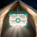Portable LED solar camping lantern by Deal Online NZ, rechargeable and waterproof