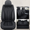 Car Seat Cover Faux Leather Cushion 5 Seater Full Set Front Rear Premium Quality