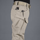 Men's Tactical Pants Water Resistant Flex Ripstop Cargo Pants - Black