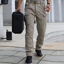 Men's Tactical Pants Water Resistant Flex Ripstop Cargo Pants - Black