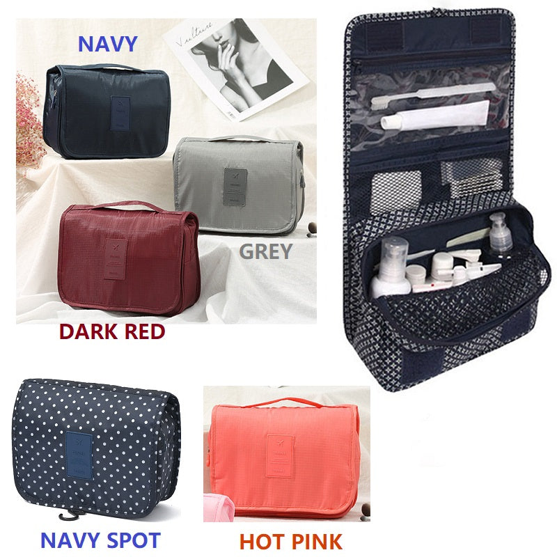 Hanging Toiletry Bag Travel Cosmetic Kit Large Essentials Organizer Waterproof