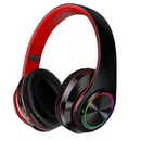 Dealonlinenz wireless Bluetooth headset with foldable stereo earphones and LED indicator, designed for comfortable listening.
