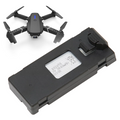 3.7V RC drone battery for E99, stable UAV replacement battery, shown in image with compact design and connectors.
