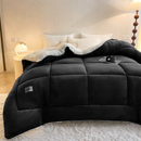 Thicken Blanket Soft Luxury Heavy 3kg Quilted Bedding Warm Cozy Machine Washable