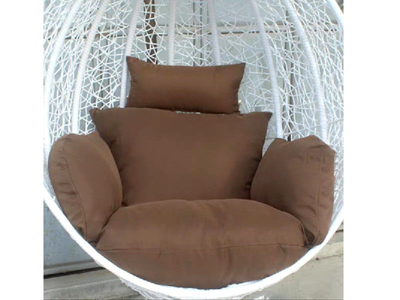 Cushion Pad Seat Set High Quality For Hanging Basket Chair - Coffee Brown