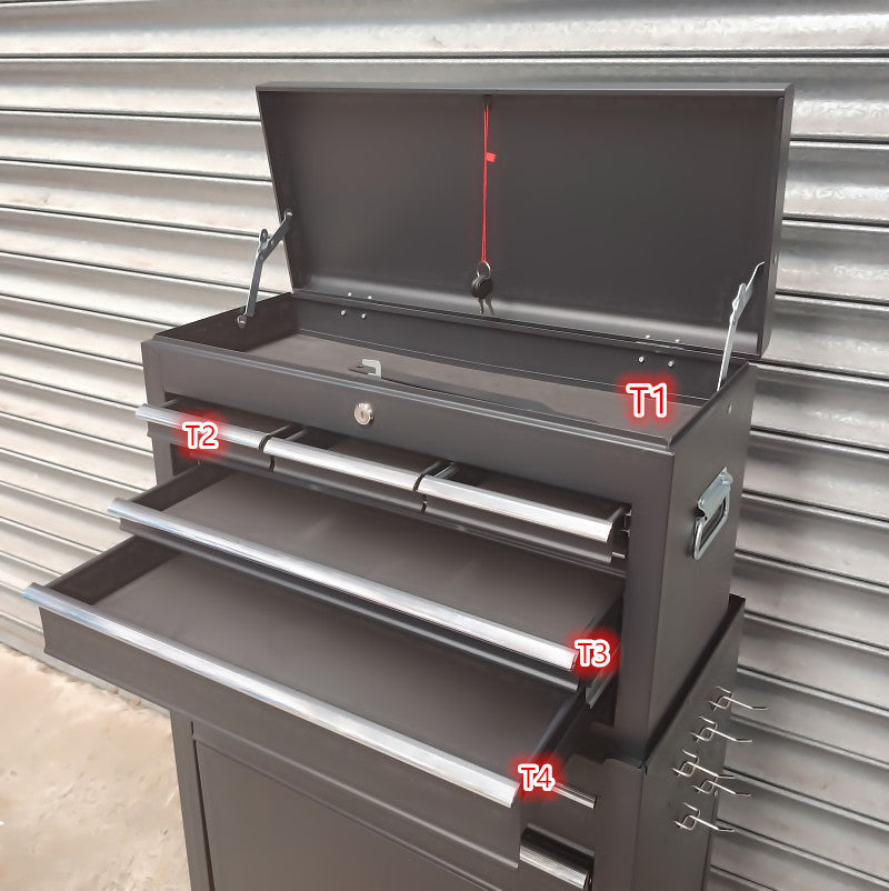 Steel Tool Storange Box Trolley Top + Bottom