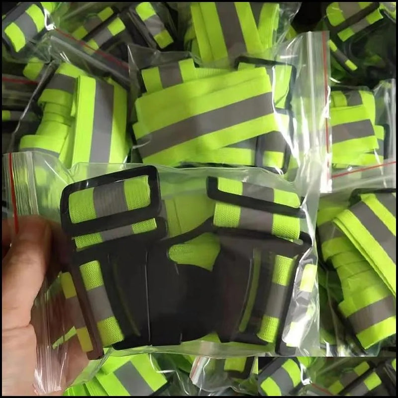 High Visibility Day And Night Adjustable Elastic Strip Safety Gear