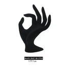Female Mannequin Hand Arm Women Display Base Gloves Jewelry Model Black - VELVET