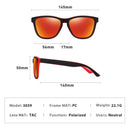 HD Polarized lens Sports Sunglasses Anti-Blue Ray Hydrophobic 4 colours