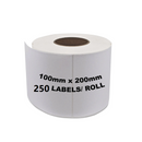 12 Rolls Premium 100x200mm Direct-thermal labels 250pcs/roll Self Adhesive Label