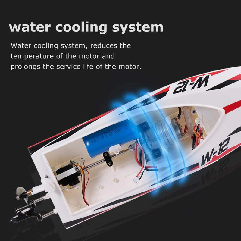 35KM/H High Speed RC Racing Boat Capsize Protection 2.4G Remote Control Toy Boat