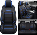5 Seater Car Seat Cover Faux Leather Cushion Full Set Front Rear Premium Quality