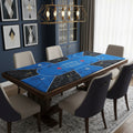 Poker Table Mat 10 Players Texas Hold'em Poker Mat 240cm*130cm Anti-Slip Rubber