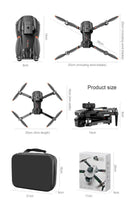 Brushless Motors Obstacle Avoidance Drone Dual Camera WiFi FPV Foldable Altitude