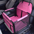 Dogs Pet Carrier Seat for Travel Easy Installation Front/Back Seats Protects Large