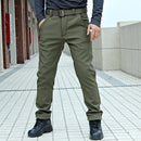 Tactical Soft Shell Fleece Lined Cargo Pants Water Resistant Windbreaker 32-42