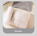 Dog Bed Pet Mattress Warm Thick Washable XL - Grey