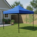 Outdoor 2.5x2.5m waterproof Oxford gazebo tent with hexagonal poles and auto button frame, ideal for outdoor shade and shelter.