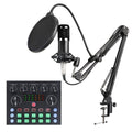 Professional PC Podcast Streaming Cardioid Condenser Microphone Kit with Boom Ar