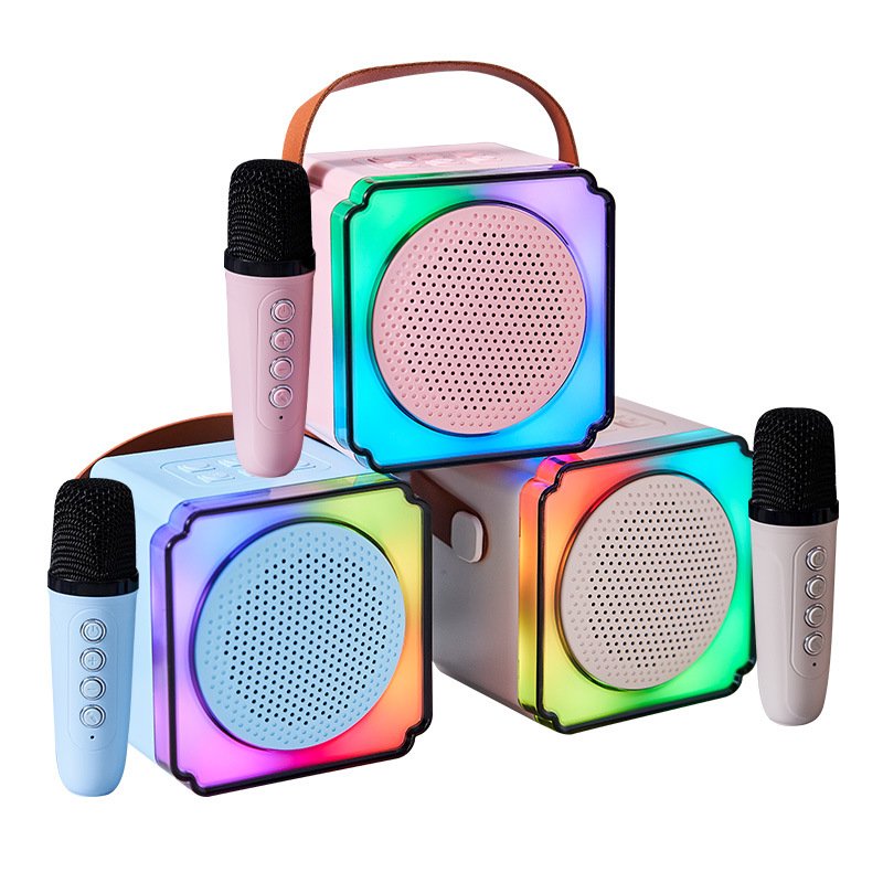 Bluetooth Speaker Wireless Karaoke + 2 Microphone