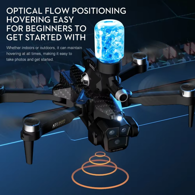 RC Drone Professional Aerial  Three-Camera Avoidance Foldable Quadcopter