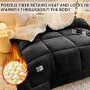 Thicken Blanket Soft Luxury Heavy 3kg Quilted Bedding Warm Cozy Machine Washable