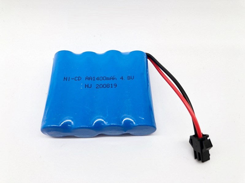 4.8V 1400mAh Rechargeable Battery for RC Car Boat Black