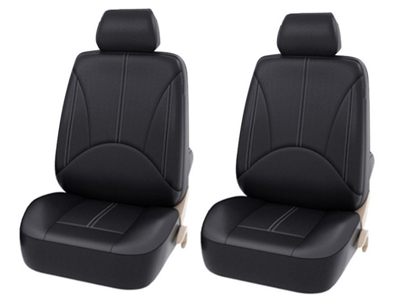 PU Leather Car Seat Cover Protector for 2 Front Seats Set