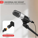 Microphone Stand for 2 microphones Tripod Base Adjustable Height