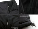 Fleece Lining Vest/Sleeveless Hooded Jacket - 4XL