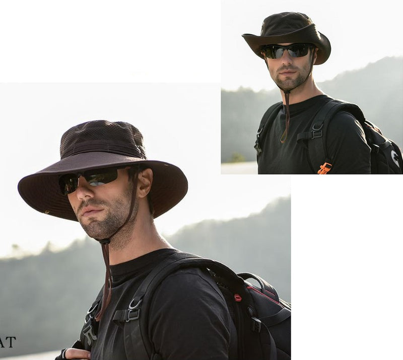 4 Colours Sun Hat Bucket Outdoor Fishing Hiking Cap UV Protection