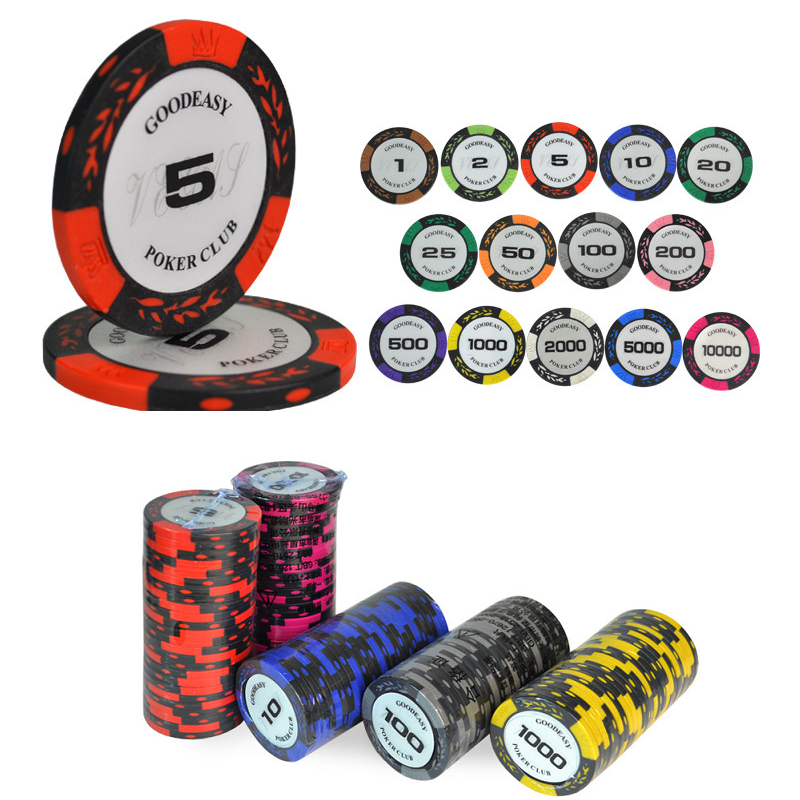 14g 25pcs Poker Chips Tokens Poker Chips Jeton Casino