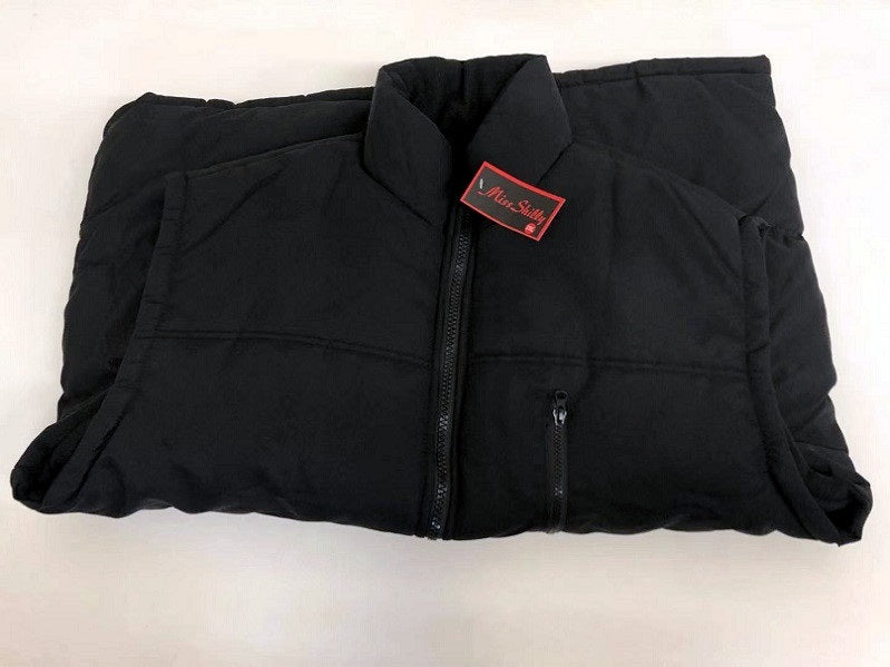 Marked Size 3XL Vest/Sleeveless Thermal Jacket Black