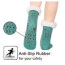 4 Pairs Womens Slipper Fuzzy Socks Winter Super Warm Soft Socks with Grippers