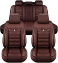 Car Seat Cover Faux Leather Cushion 5 Seater Full Set Front Rear Premium Quality