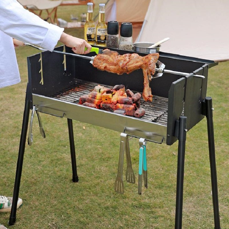 BBQ Grill Roast Stove Barbecue  Outdoor 3 Different Temperature