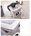 Collapsible Cat House with Bed H 42cm
