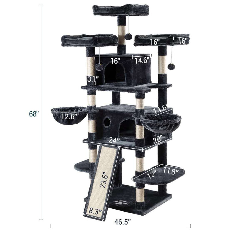 162CM Cat Tree House Scratching Post Condo