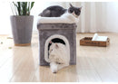 Collapsible Cat House with Bed H 42cm