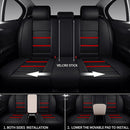 Car Seat Cover Faux Leather Cushion 5 Seater Full Set Front Rear Premium Quality