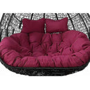 Dealonlinenz cushion pad seat set for double hanging basket chair, high-quality outdoor seating accessory, comfortable and durable.