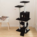 125CM Cat Tree House Scratching Post Condo - BLACK