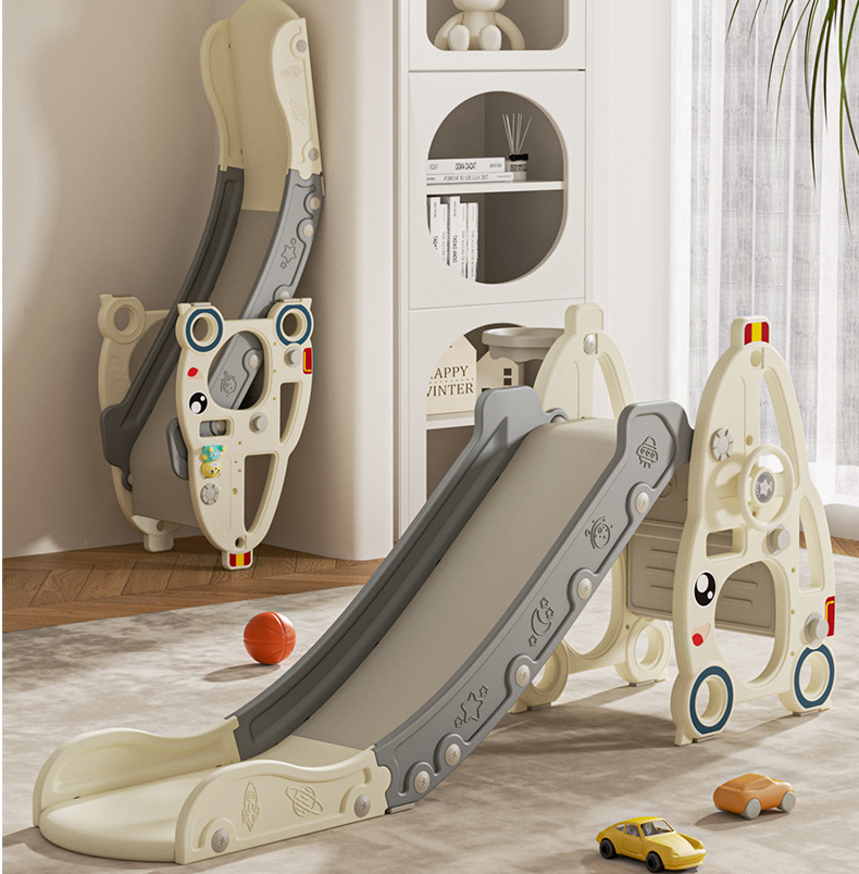 Kids Slide with Basket Ball