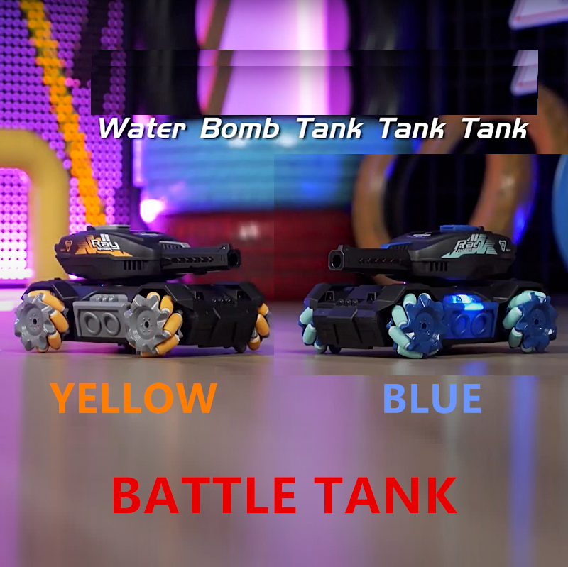 RC Tank Shoots Gesture Sensing Rc Stunt Car Light & Music Water Bullet Ball