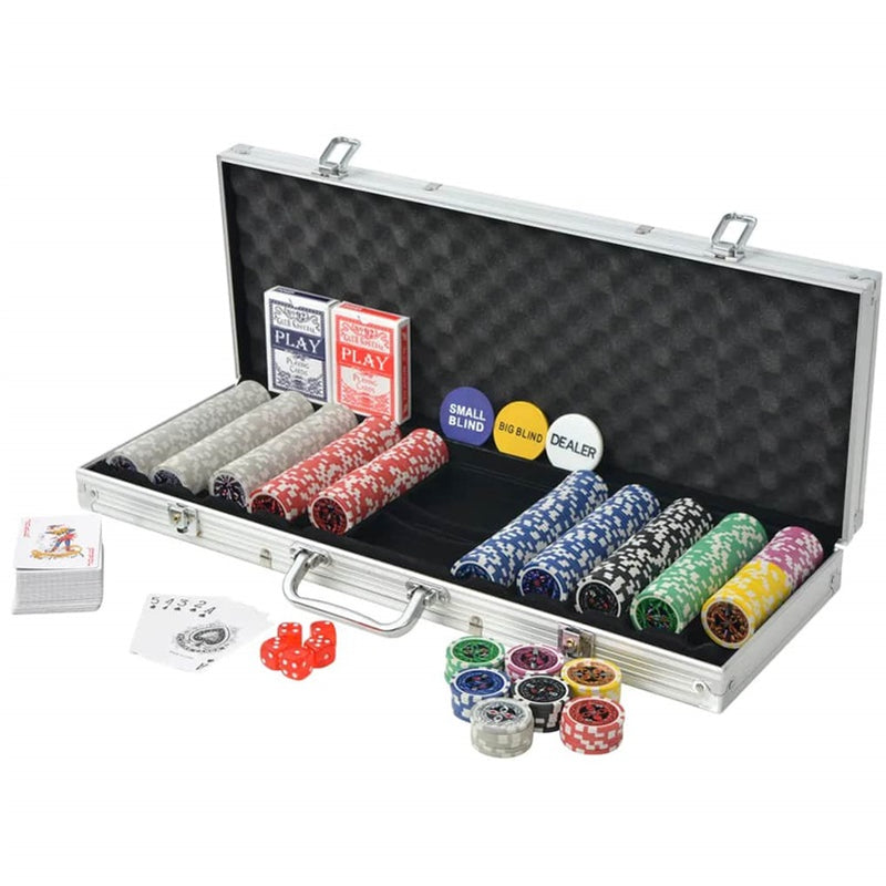 Clay Poker Chips & Sets High Quality Laser Chips Aluminium Case