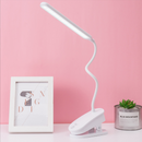 USB Rechargeable LED Desk Table Touch Lamp Adjustable Clip Reading Light