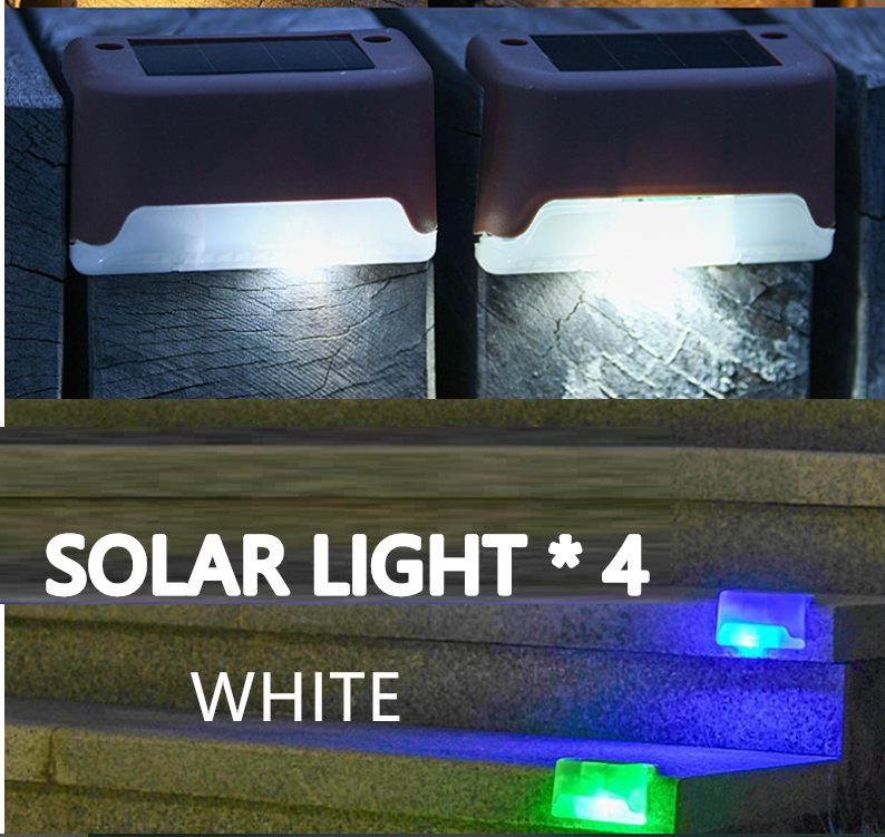 4 X Solar LED Pathway Light