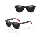 HD Polarized lens Sports Sunglasses Anti-Blue Ray Hydrophobic 4 colours